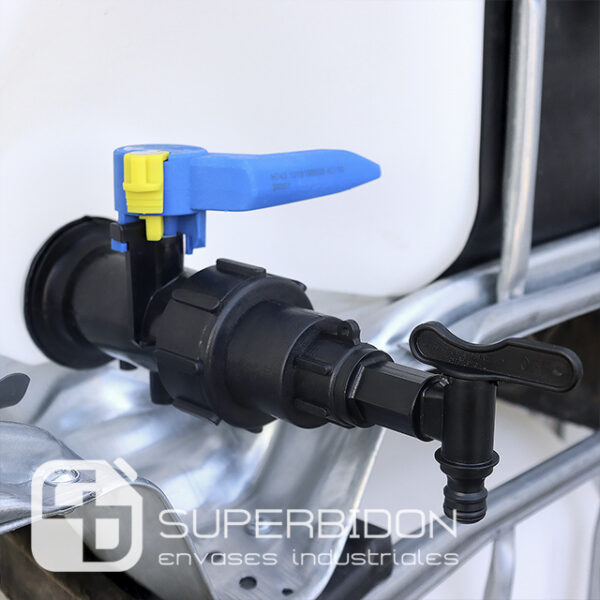 Kit de Descarga para IBC con Llave y Conexión Rápida 1