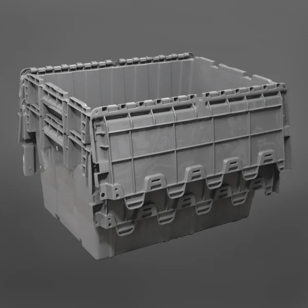 Caja Logística 52 Litros Gris aninada