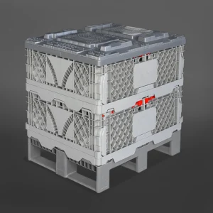 mini bins plegable con tapa